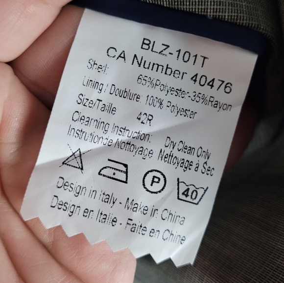 RAFFAEL UOMO | two-button sport coat blazer - Picture 9 of 9